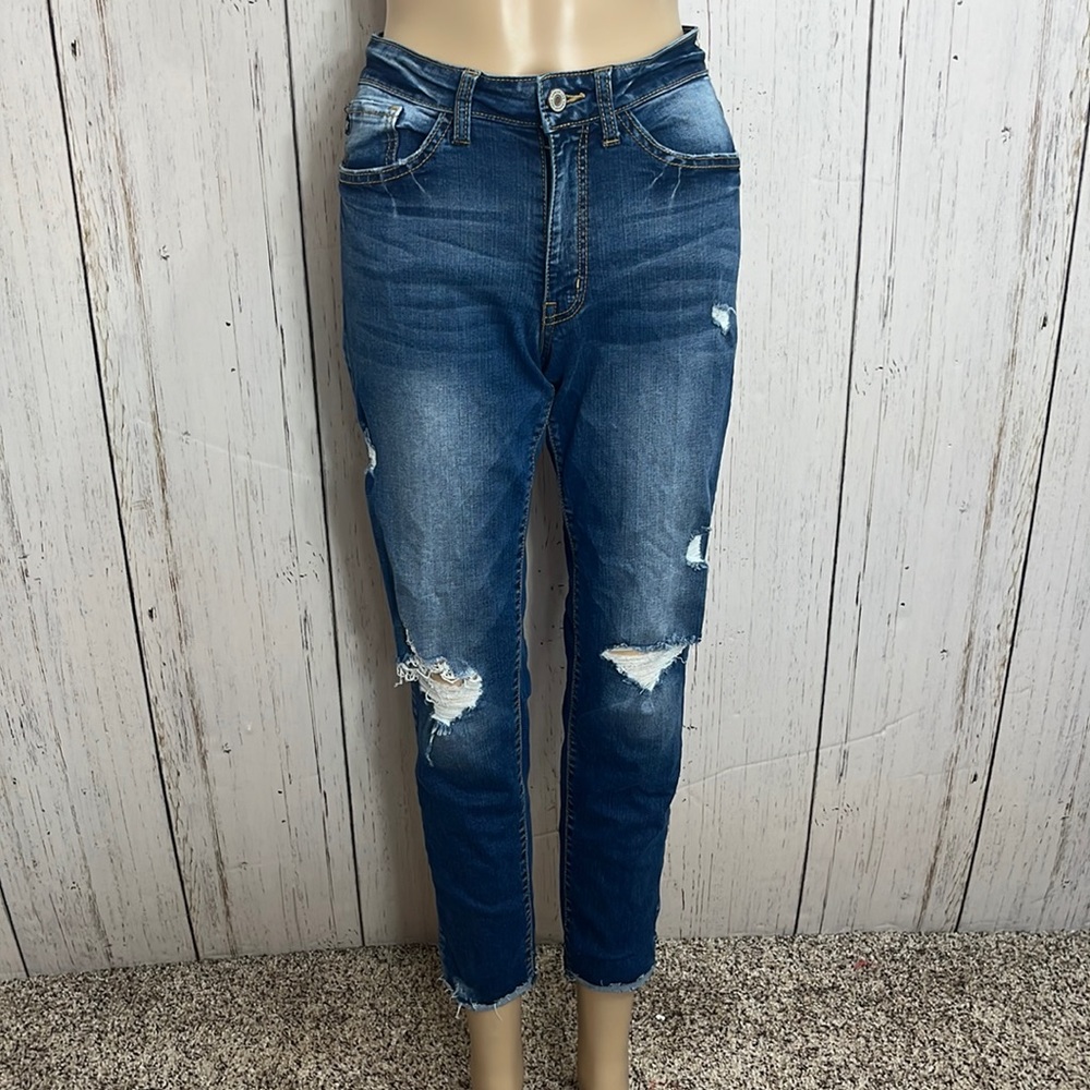 KanCan Distressed Medium Wash Jeans Size 26